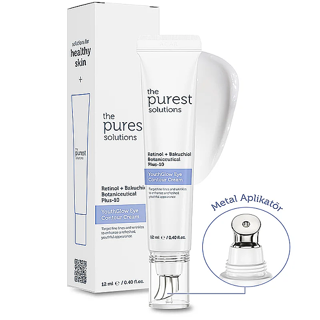 The Purest Solutions YouthGlow Contour Cream - Yaşlanma Karşıtı Göz Çevresi Kremi 12ml - 2