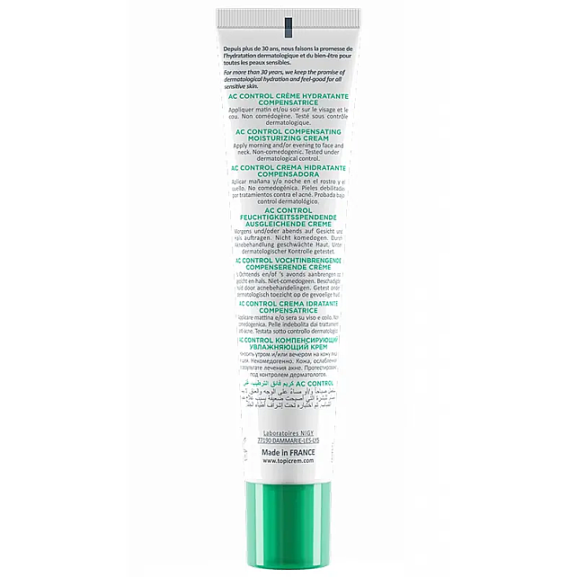 Topicrem Ac Compensating Moisturizing Cream - Yağlı Cilt İçin Krem 40ml - 2