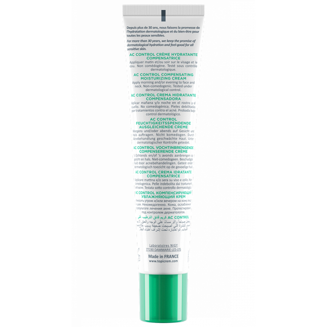 Topicrem Ac Compensating Moisturizing Cream - Yağlı Cilt için Krem 40ml - 2