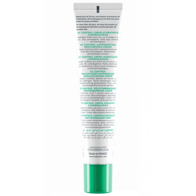 Topicrem Ac Compensating Moisturizing Cream - Yağlı Cilt için Krem 40ml - 2