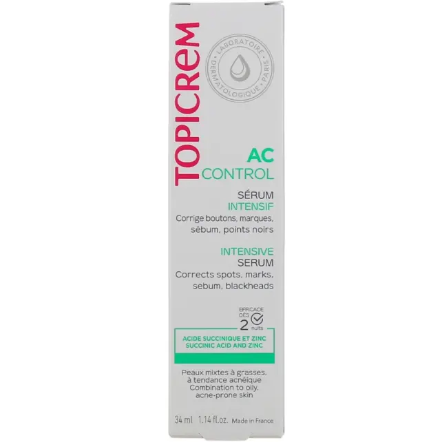Topicrem AC Control Intensive - Akne Karşıtı Serum 34ml - 2