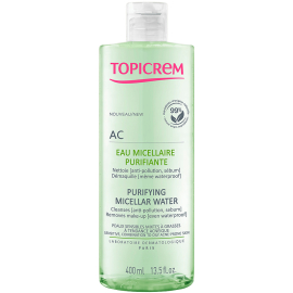 Topicrem Ac Control Purifying Micelar Water - Yüz ve Makyaj Temizleyici Misel Su 400ml - Topicrem