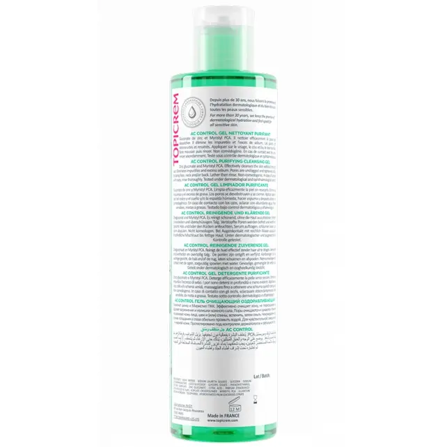 Topicrem AC Purifying Cleansing Gel - Arındırıcı Temizleme Jeli 200ml - 2