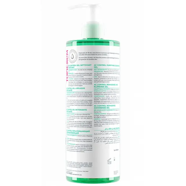 Topicrem AC Purifying Cleansing Gel - Arındırıcı Temizleme Jeli 400ml - 2