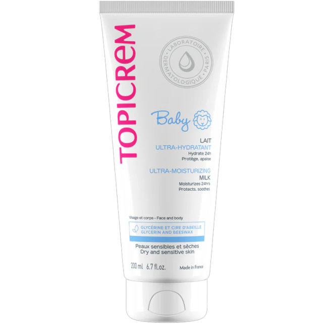 Topicrem Baby Ultra Hydratant Moisturizing Milk-Nemlendirici Süt 200ml - 1
