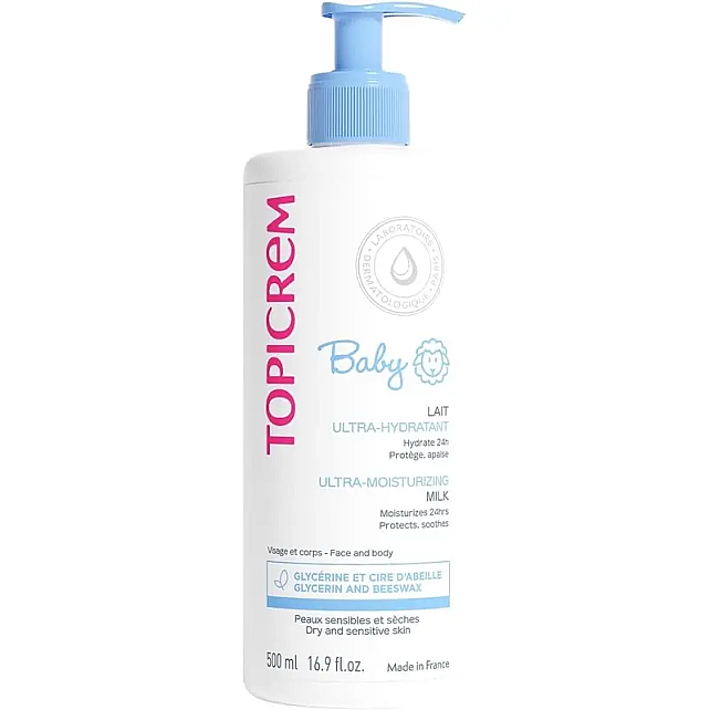 Topicrem Baby Ultra Hydratant Moisturizing Milk - Nemlendirici Süt 500ml - 1