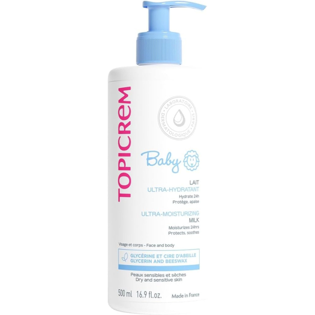 Topicrem Baby Ultra Hydratant Moisturizing Milk-Nemlendirici Süt 500ml - 1