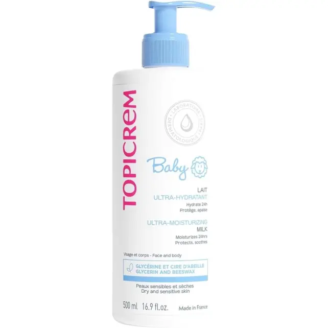 Topicrem Baby Ultra Hydratant Moisturizing Milk-Nemlendirici Süt 500ml - 1