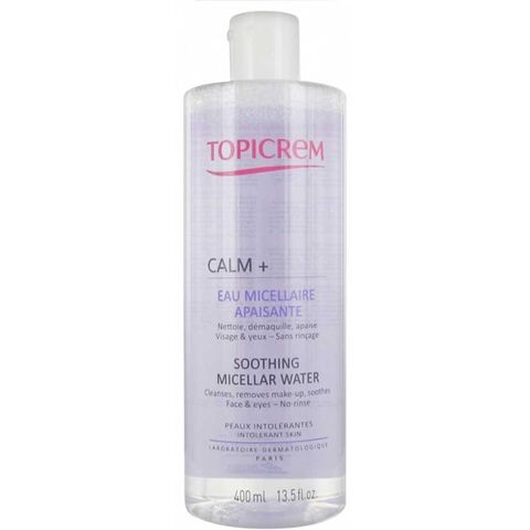 Topicrem Calm+ Soothing Micellar Water - Yatıştırıcı Temizleme Suyu 400ml Topicrem Calm+ Soothing Micellar Water - Yatıştırıcı Temizleme Suyu 400ml