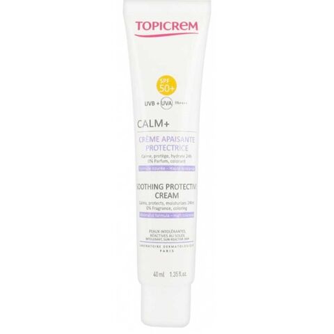 Topicrem Calm+ SPF 50+ Güneş Koruyucu Krem 40ml Topicrem Calm+ SPF 50+ Güneş Koruyucu Krem 40ml