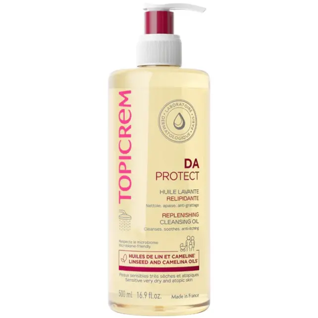 Topicrem Da Protect Replenishing Cleansing Oil - Kuru ve Atopik Ciltler İçin Temizleyici Yağ 500ml - 1