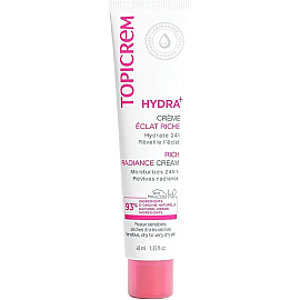Topicrem Hydra+ Rich Moisturizing Radiance Cream - Nemlendirici Krem 40ml - Topicrem