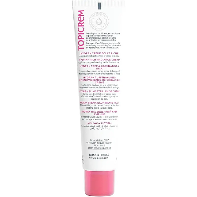 Topicrem Hydra+ Rich Moisturizing Radiance Cream - Nemlendirici Krem 40ml - 2