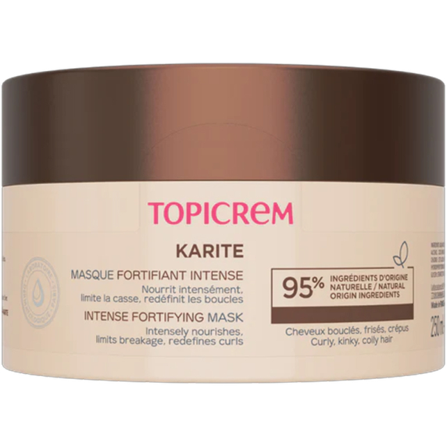 Topicrem Karite Intense Fortifying Mask - Yoğun Nemlendirici Saç Maskesi 250ml - 1