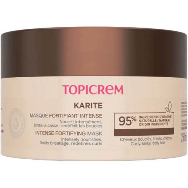Topicrem Karite Intense Fortifying Mask - Yoğun Nemlendirici Saç Maskesi 250ml - 1