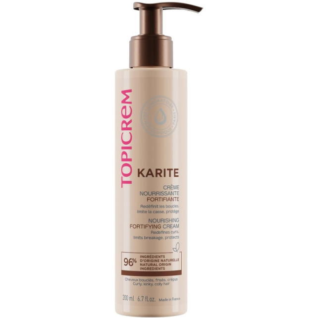 Topicrem Karite Nourishing Fortifying Cream - Saç Bakım Kremi 200ml - 1
