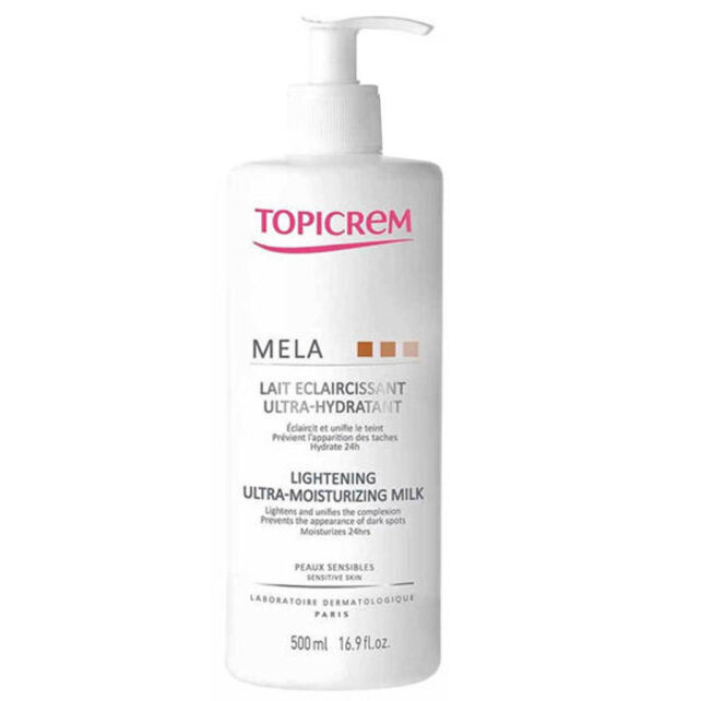 Topicrem Mela Lightening Ultra Moisturizing Milk - Aydınlatıcı Etkili Bakım Sütü 500ml Topicrem Mela Lightening Ultra Moisturizing Milk - Aydınlatıcı Etkili Bakım Sütü 500ml