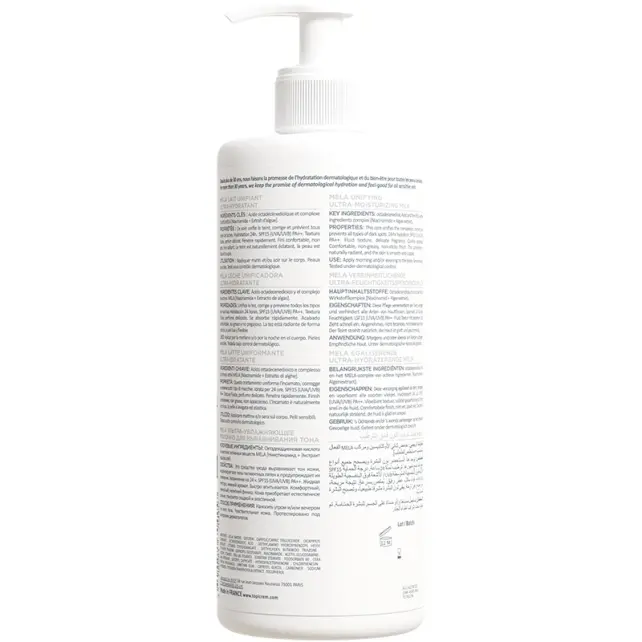 Topicrem Mela SPF 15 Ultra Moisturizing - Leke Karşıtı Vücut Sütü 500ml - 2