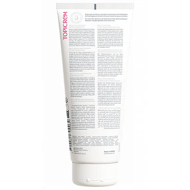 Topicrem Mela SPF 15 Ultra Moisturizing - Leke Karşıtı Vücut Sütü 200ml - 2