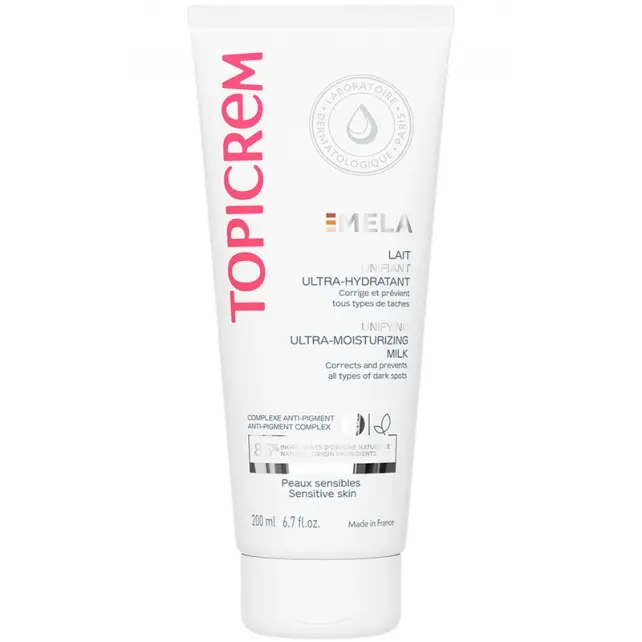 Topicrem Mela SPF 15 Ultra Moisturizing - Leke Karşıtı Vücut Sütü 200ml - 1