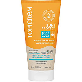 Topicrem Sun Protect Moisturizing Sun Milk SPF 50+ Güneş Koruyucu 50ml - Topicrem