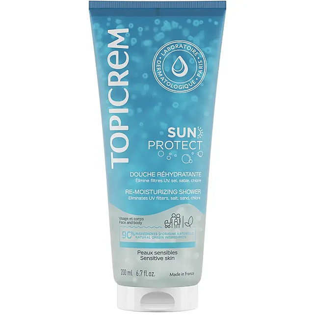 Topicrem Sun Protect Re - Moisturizing Shower Güneş Sonrası Duş Jeli 200ml - 1