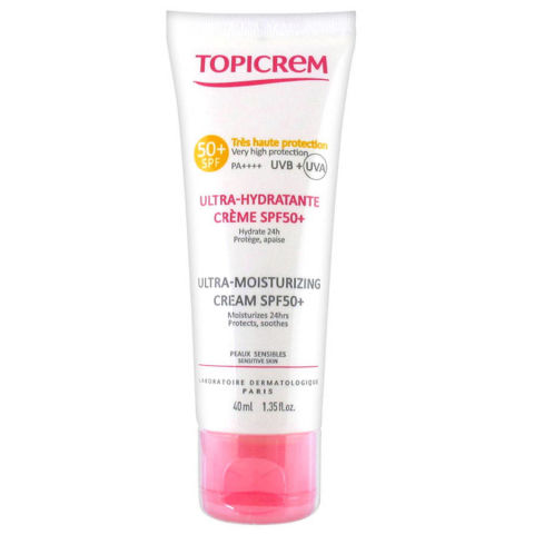 Topicrem Ultra Hydraterende Creme SPF 50+ 40 ml Topicrem Ultra Hydraterende Creme SPF 50+ 40 ml