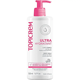 Topicrem Ultra Moisturizing Body Milk - Nemlendirici Vücut Losyonu 500ml - Topicrem