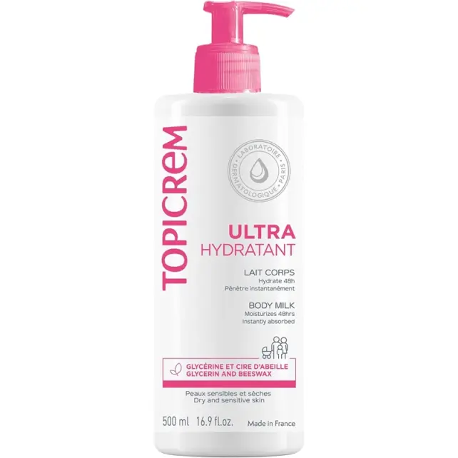 Topicrem Ultra Moisturizing Body Milk-Nemlendirici Vücut Losyonu 500ml - 1