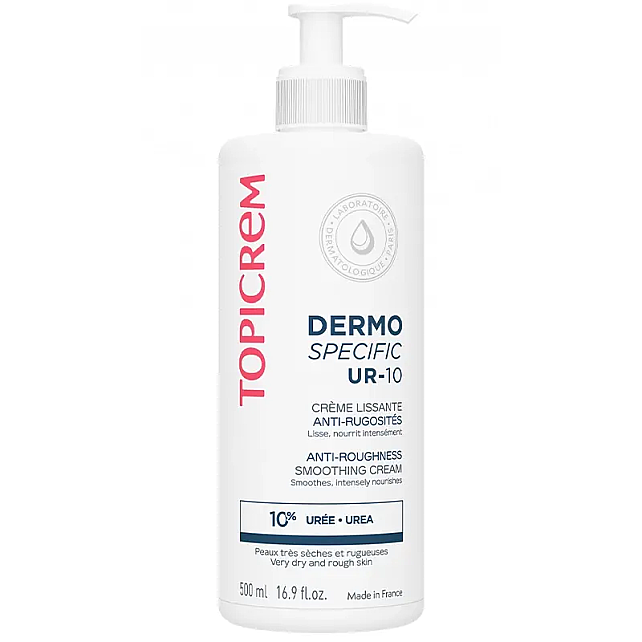 Topicrem UR-10 AntiRoughness Smoothing Cream - Yatıştırıcı Krem 500ml - 1