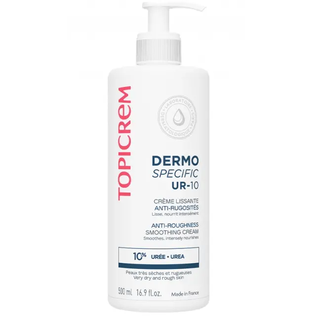 Topicrem UR-10 AntiRoughness Smoothing Cream - Yatıştırıcı Krem 500ml - 1