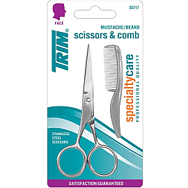 Trim Scissors & Comb - Kesim Makası ve Tarak - Trim