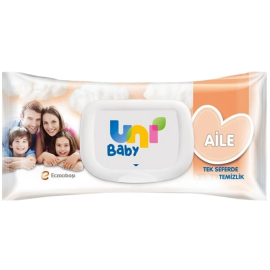 Uni Baby Aile Islak Mendil 90 Adet - Uni Baby