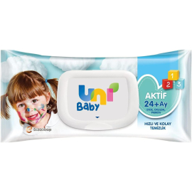 Uni Baby Aktif - Islak Mendil 24 Ay 72 Adet - Uni Baby