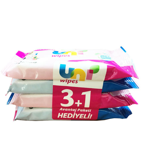 Uni Baby Antibakteriyel Islak Mendil 3+1 15 Adet Uni Baby Antibakteriyel Islak Mendil 3+1 15 Adet