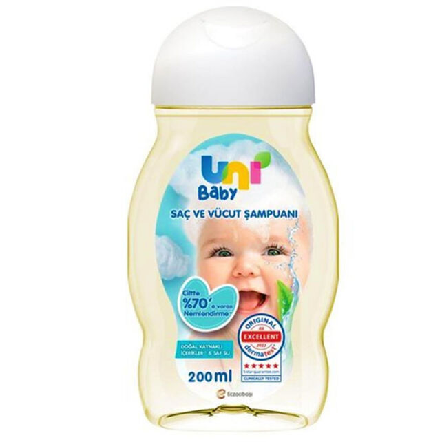 Uni Baby Saç ve Vücut Şampuanı 200ml - 1