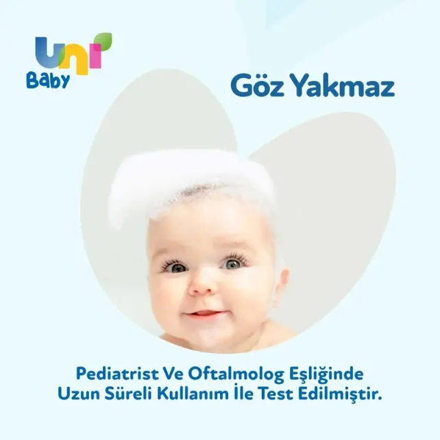 Uni Baby Saç ve Vücut Şampuanı 500ml - 6