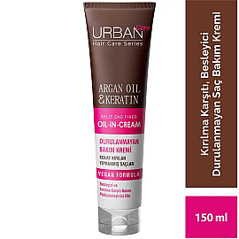 Urban Care Argan Oil & Keratin Durulanmayan Saç Kremi 150ml - 3