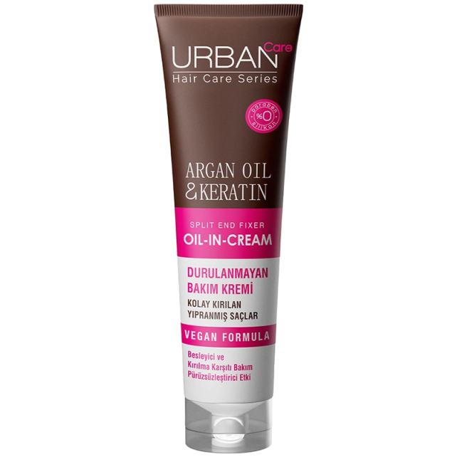 Urban Care Argan Oil & Keratin Durulanmayan Saç Kremi 150ml - 1