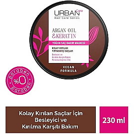 Urban Care Argan Oil & Keratin Mask - Saç Bakım Maskesi 230ml - 3