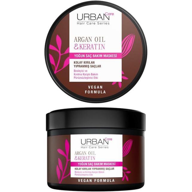 Urban Care Argan Oil & Keratin Mask - Saç Bakım Maskesi 230ml - 1