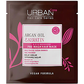 Urban Care Argan Oil & Keratin Pre Wash Hair Mask - Saç Bakım Maskesi 50ml - Urban Care
