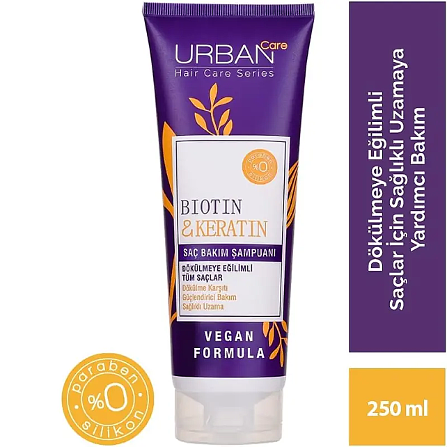 Urban Care Biotin & Keratin Shampoo 250ml - 3