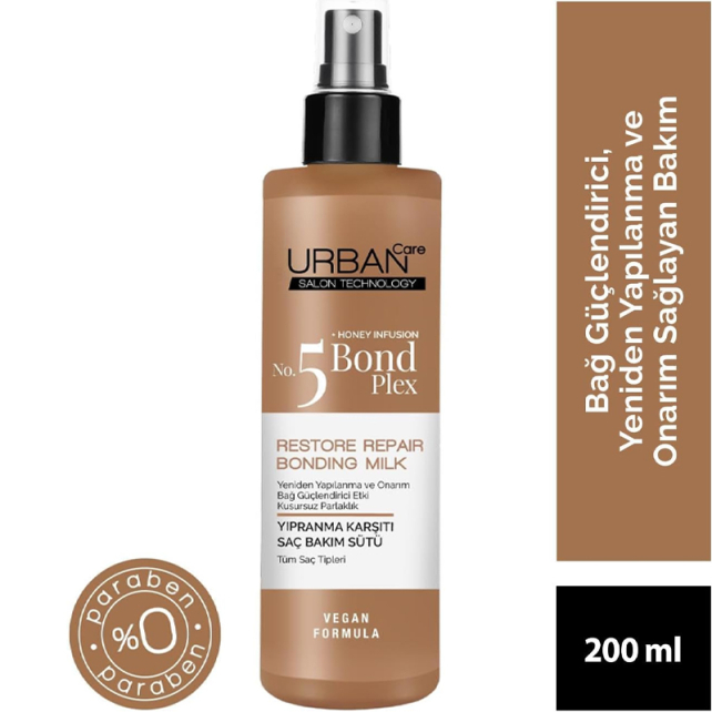 Urban Care Bond Plex Restore Repair Milk No 5 - Saç Bakım Sütü 200ml - 3