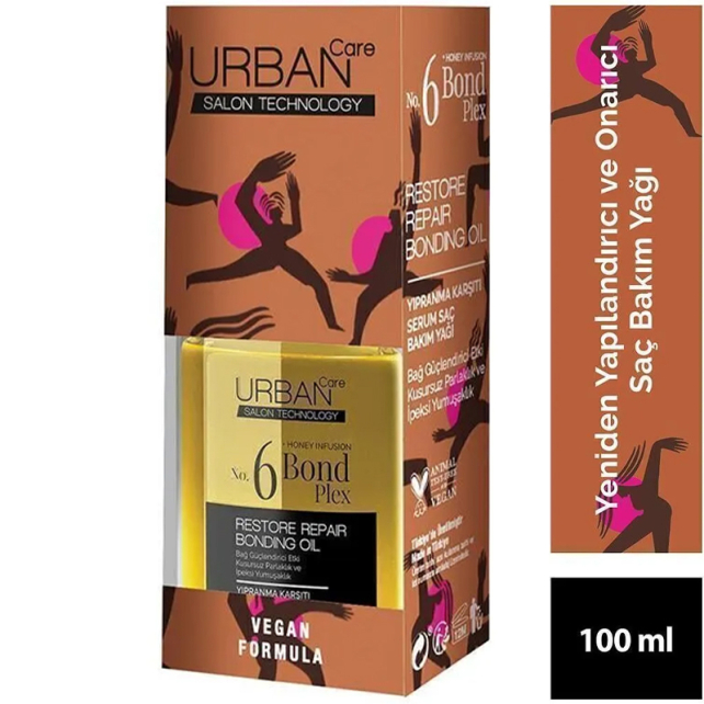 Urban Care Bond Plex Restore Repair Oil No 6 - Saç Bakım Yağı 100ml - 3