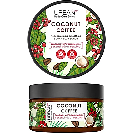 Urban Care Coconut Coffee Sugar Body Scrub - Şekerli Vücut Peelingi 200ml - Urban Care