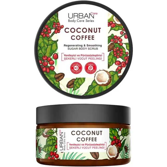Urban Care Coconut Coffee Sugar Body Scrub - Şekerli Vücut Peelingi 200ml - 1