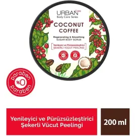 Urban Care Coconut Coffee Sugar Body Scrub - Şekerli Vücut Peelingi 200ml - 3