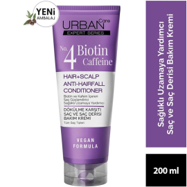 Urban Care Expert Biotin & Caffeine Conditioner - Hızlı Uzamaya Yardımcı Saç Kremi 200ml - 3