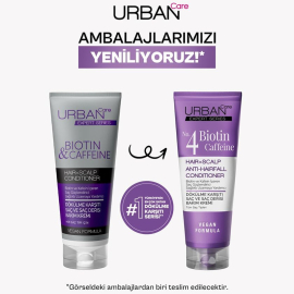 Urban Care Expert Biotin & Caffeine Conditioner - Hızlı Uzamaya Yardımcı Saç Kremi 200ml - 4
